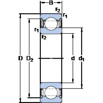 ตลับลูกปืน 6022-2Z/VA208 SKF