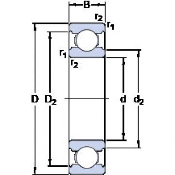 ตลับลูกปืน W 609 SKF