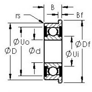 ตลับลูกปืน F684H-2RS AST