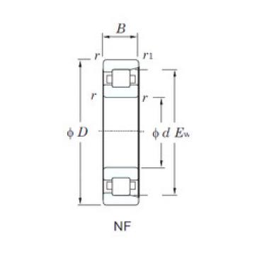 ตลับลูกปืน NF413 KOYO