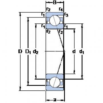 ตลับลูกปืน 7017 ACD/P4A SKF