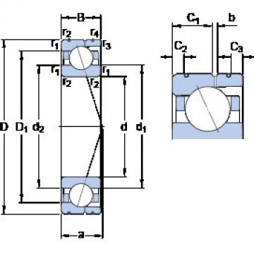 ตลับลูกปืน 7012 ACD/HCP4AL SKF