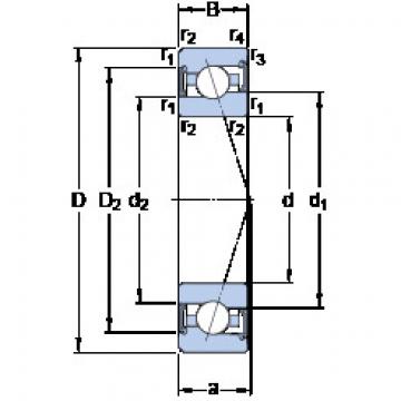 ตลับลูกปืน S7009 ACE/HCP4A SKF