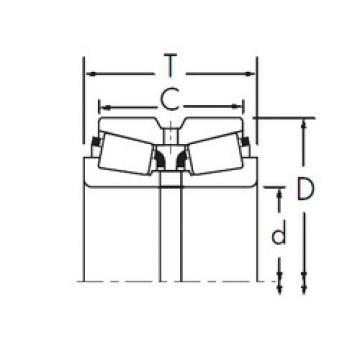 ตลับลูกปืน 555-S/552D+X1S-555-S Timken