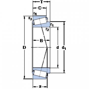 ตลับลูกปืน T4DB 150 SKF