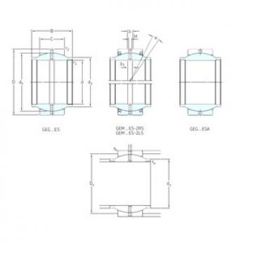 ตลับลูกปืน GEM25ES-2LS SKF