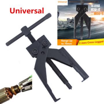 Chrome Vanadium Steel 2 Jaw 70mm Cross-Legged Gear Bearing Puller Extractor Tool