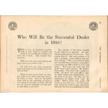 1915 Scripps Booth Motor Car Detroit MI Auto Ad Gurney Ball Bearing mc4093