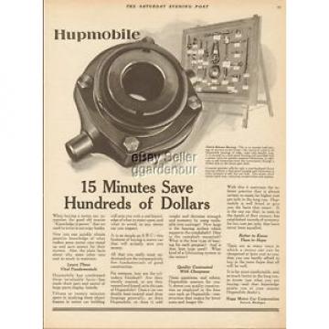 1924 Hupp Motor Car Hupmobile Automotive Parts Display Clutch Release Bearing Ad