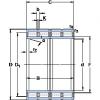 ตลับลูกปืน BC4-8007/HB1 SKF