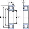 ตลับลูกปืน NJ 205 ECPH SKF #1 small image