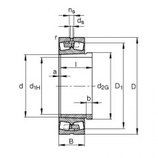 ตลับลูกปืน 241/670-B-K30-MB + AH241/670-H FAG #1 image