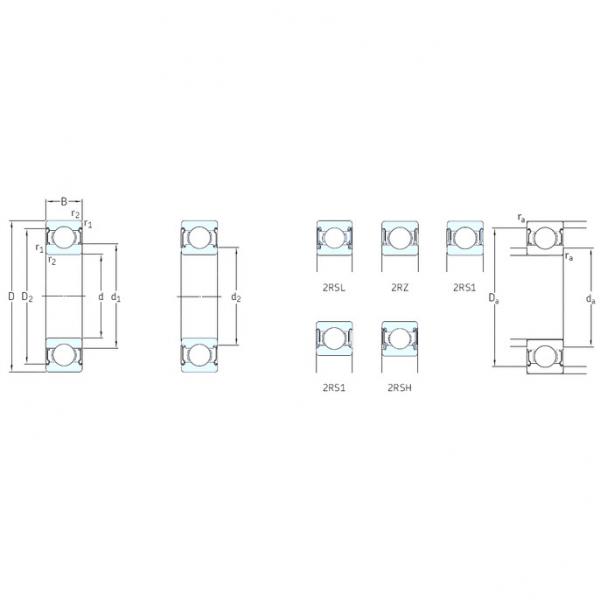 ตลับลูกปืน 62201-2RS1 SKF #1 image