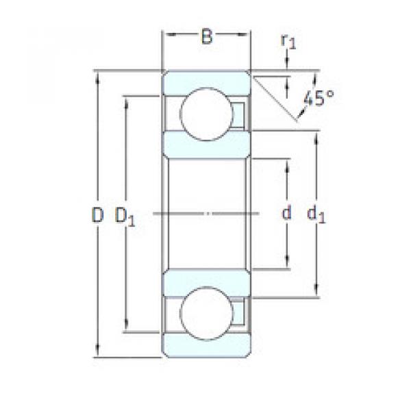 ตลับลูกปืน 6006/HR11TN SKF #1 image