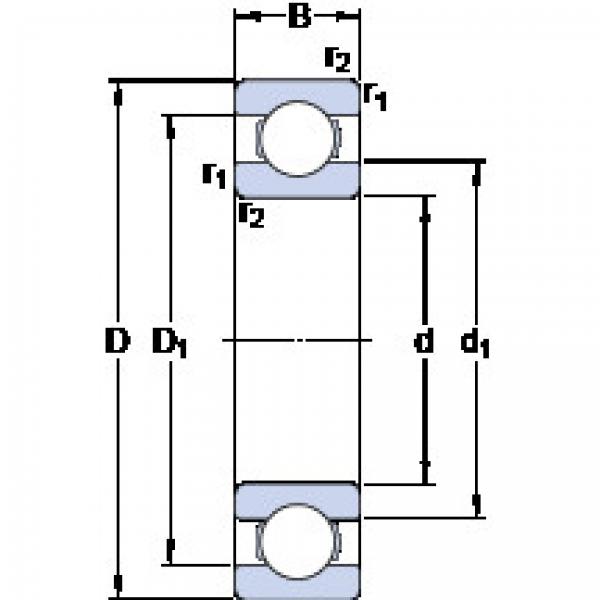 ตลับลูกปืน 61952 SKF #1 image