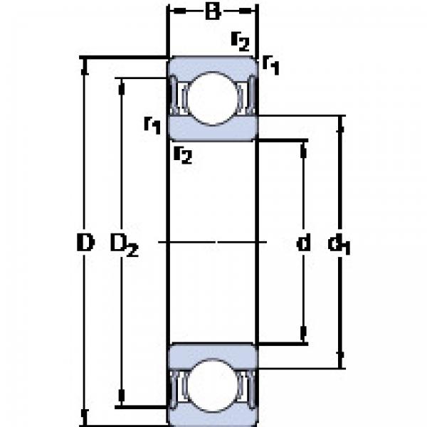 ตลับลูกปืน 6215-2RS1/HC5C3WT SKF #1 image