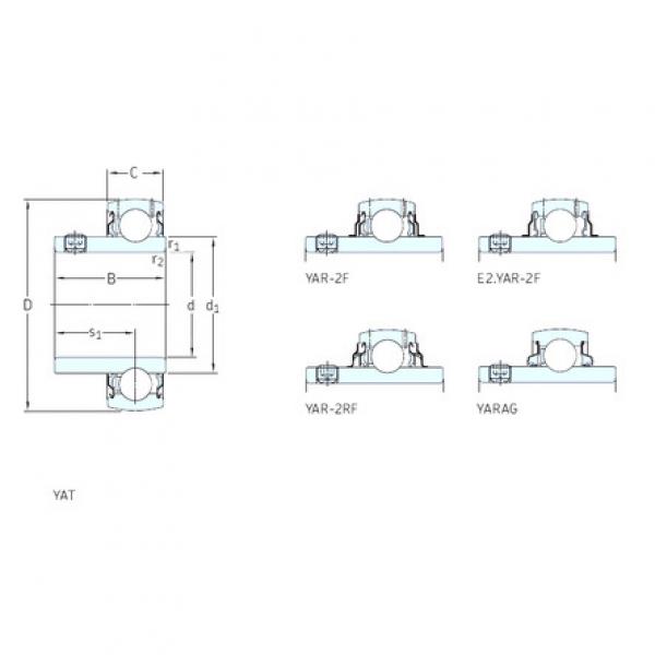 ตลับลูกปืน YAR205-100-2RF SKF #1 image