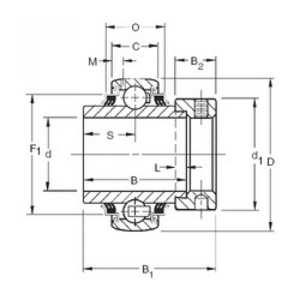 ตลับลูกปืน GE45KPPB4 Timken #1 image