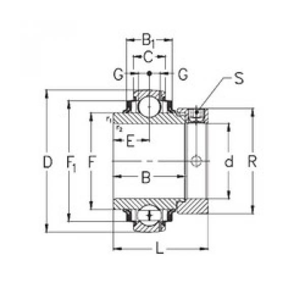 ตลับลูกปืน GE55-KRRB NKE #1 image