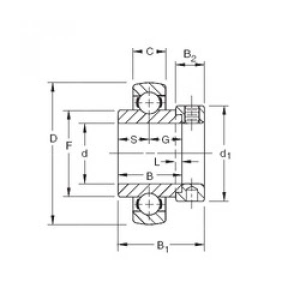 ตลับลูกปืน SMN115KB Timken #1 image