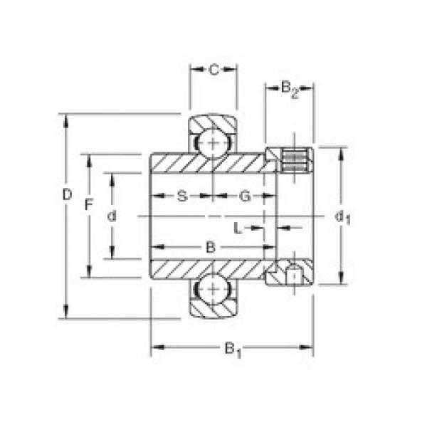 ตลับลูกปืน SM1104KB Timken #1 image