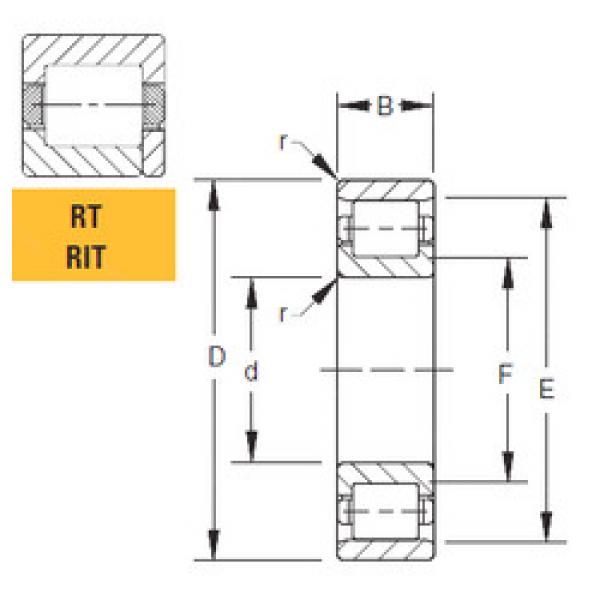 ตลับลูกปืน 100RIT433 Timken #1 image