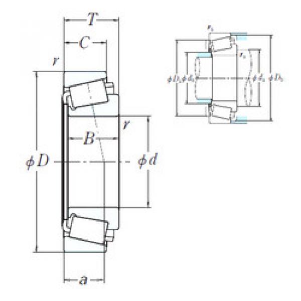 ตลับลูกปืน HM231132/HM231110 NSK #1 image