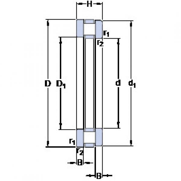 ตลับลูกปืน 81244 M SKF #1 image