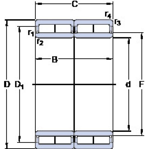 ตลับลูกปืน BC2B 322217/VJ202 SKF #1 image