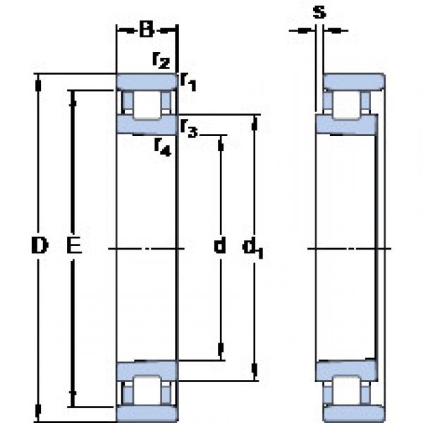 ตลับลูกปืน N 1015 KPHA/HC5SP SKF #1 image