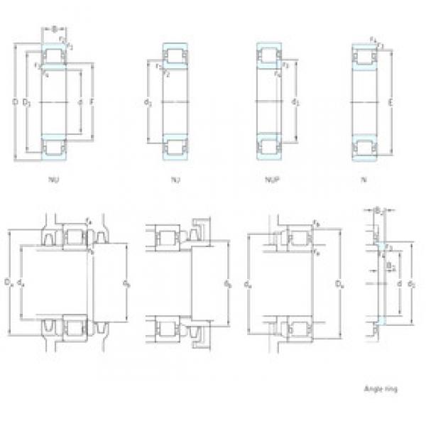 ตลับลูกปืน NU1024ML SKF #1 image