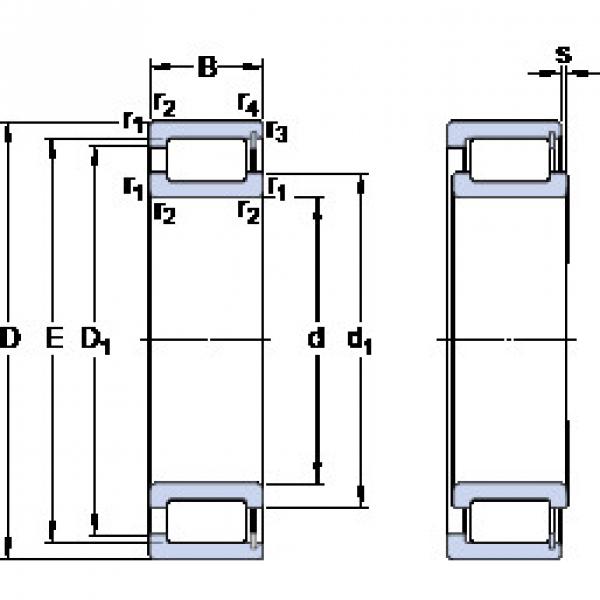 ตลับลูกปืน NCF 3080 CV SKF #1 image