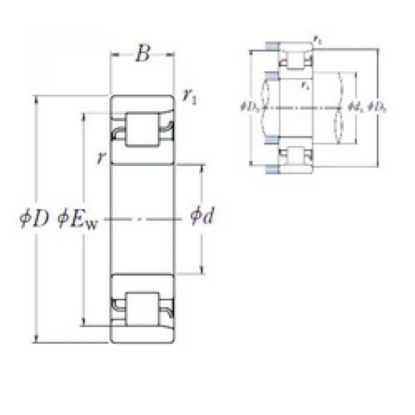 ตลับลูกปืน NF 308 NSK #1 image