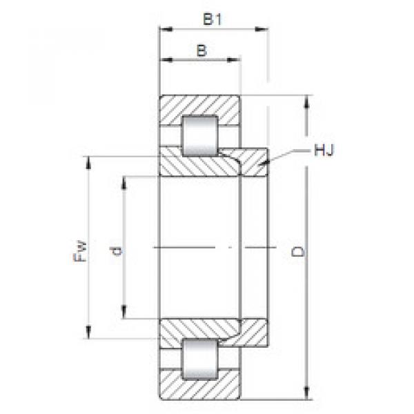 ตลับลูกปืน NH311 ISO #1 image