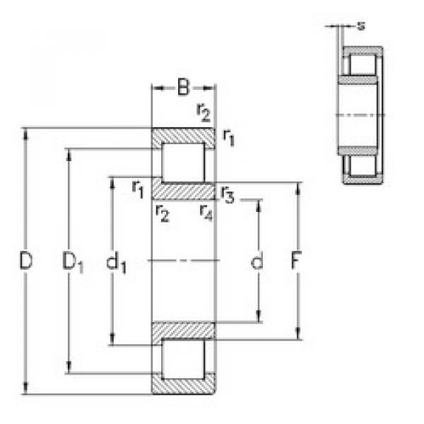 ตลับลูกปืน NJ2322-E-MPA NKE #1 image