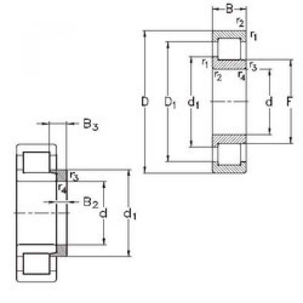 ตลับลูกปืน NJ328-E-MA6+HJ328-E NKE #1 image