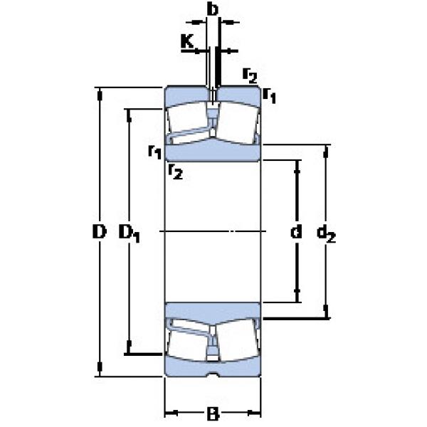 ตลับลูกปืน 22220 E SKF #1 image