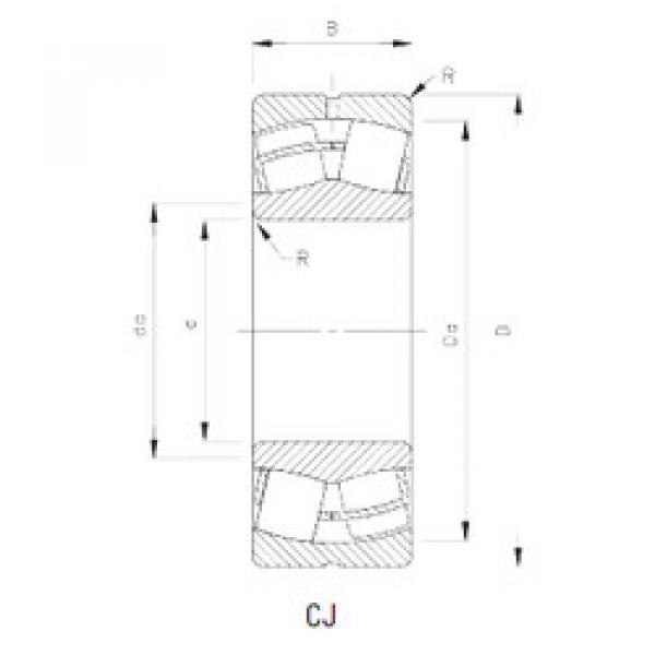 ตลับลูกปืน 23222CJ Timken #1 image