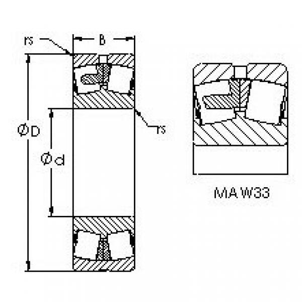 ตลับลูกปืน 22313MAC4F80W33 AST #1 image