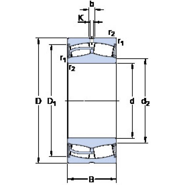 ตลับลูกปืน 23132-2CS5/VT143 SKF #1 image