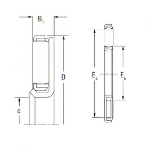 ตลับลูกปืน FNTF-4870 Timken #1 image