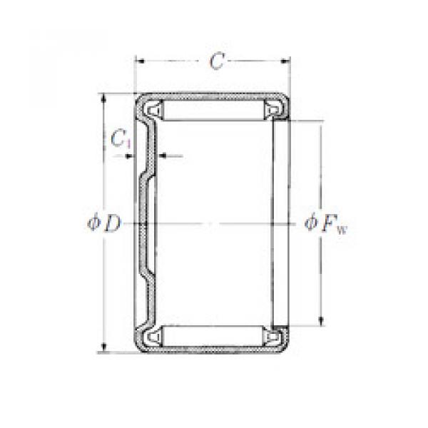 ตลับลูกปืน M-1261 NSK #1 image