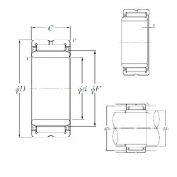 ตลับลูกปืน NK145/42+IR130×145×42 NTN #1 image