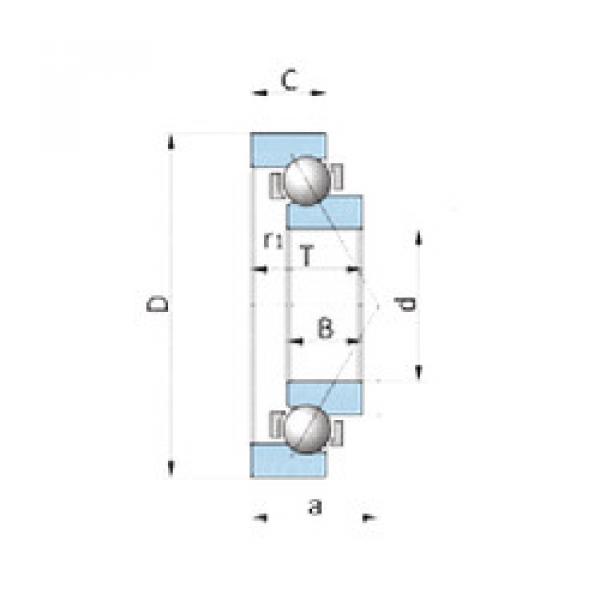 ตลับลูกปืน BA270-3A NSK #1 image