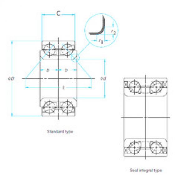 ตลับลูกปืน DAC3564A-1CS45 KOYO #1 image