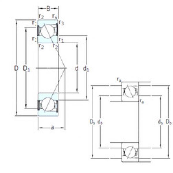 ตลับลูกปืน E 212 /S/NS /S 7CE3 SNFA #1 image