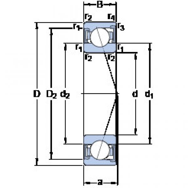 ตลับลูกปืน S7028 ACD/P4A SKF #1 image