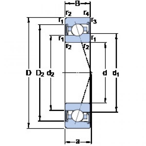 ตลับลูกปืน S7009 ACE/HCP4A SKF #1 image