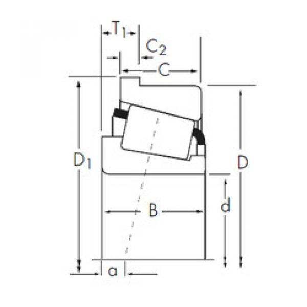 ตลับลูกปืน 14137A/14276-B Timken #1 image