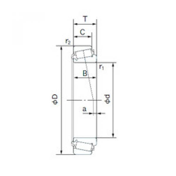 ตลับลูกปืน H-14131/H-14276 NACHI #1 image